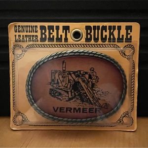 Vermeer Cowhide Leather Belt Buckle